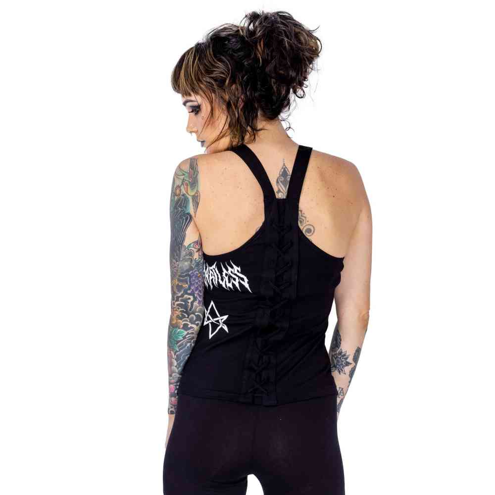 Heartless - HEARTLESS CRAFT Ärmelloses Top - Schwarz